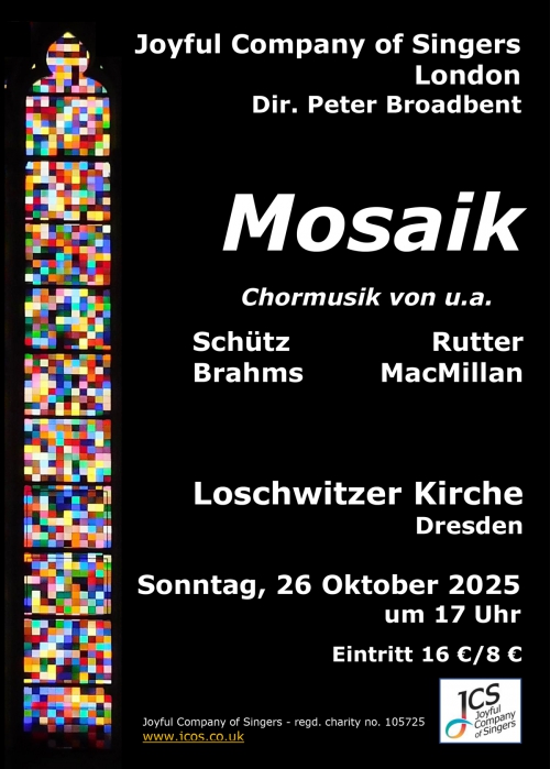 Plakat Konzert 26.10.2025