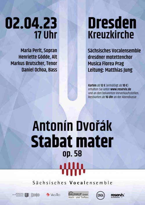 Plakat Stabat Mater Dvorak 2023
